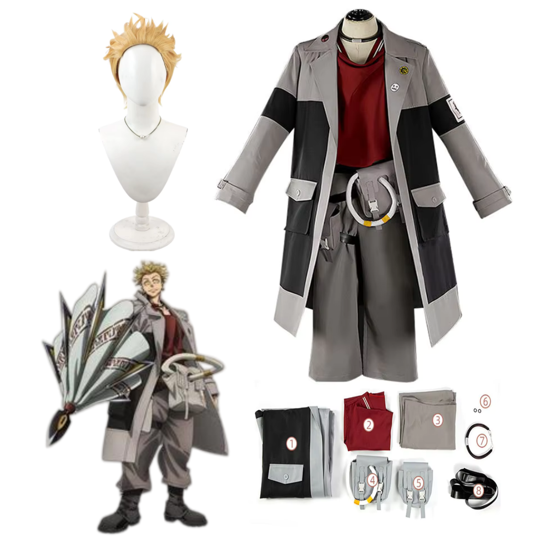 Anime Cosplay Boy - Anime GACHIAKUTA Enjin Cosplay Costume With