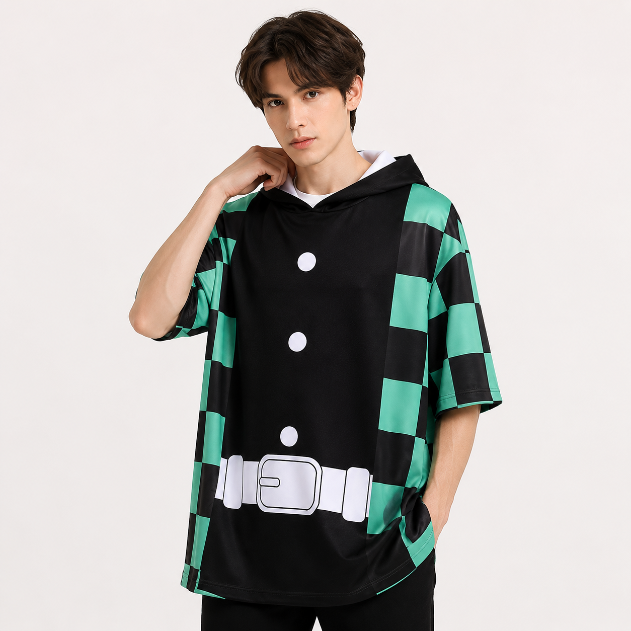 Anime Cosplay Tanjiro - Japanese Anime Tanjiro Nezuko Kamado Inspired