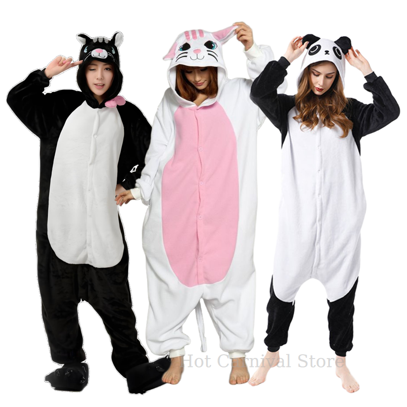 Anime Cosplay Couple - Adult Animal Onesie Kigurumi Tiger Unicorn