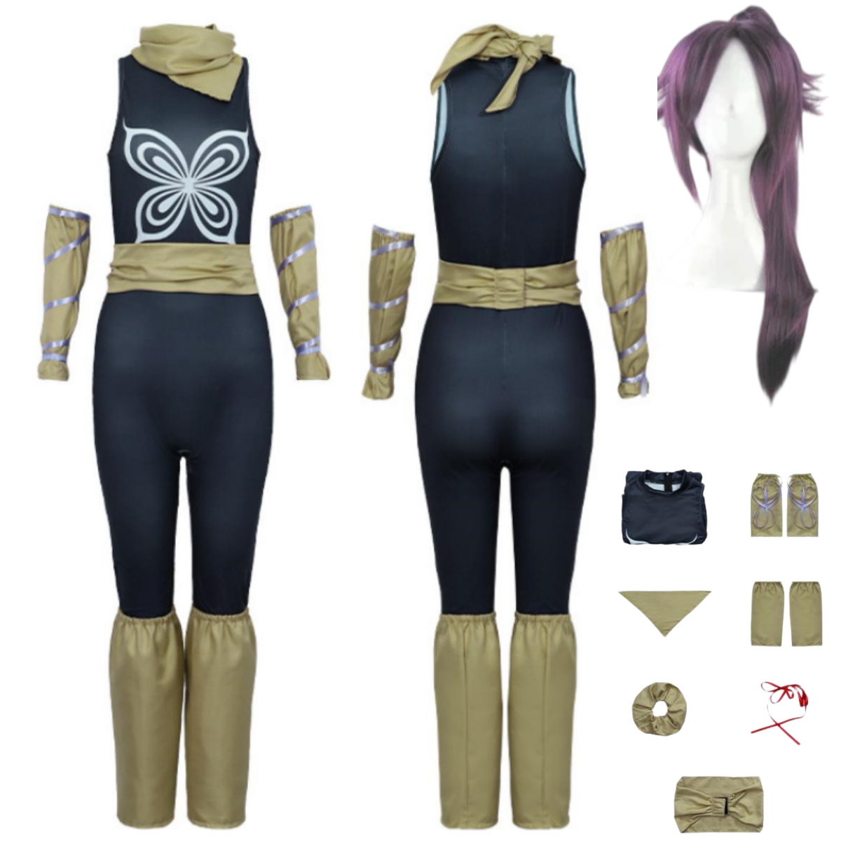 Anime Cosplay Bleach - Anime Bleach Shihouin Yoruichi Cosplay Costume