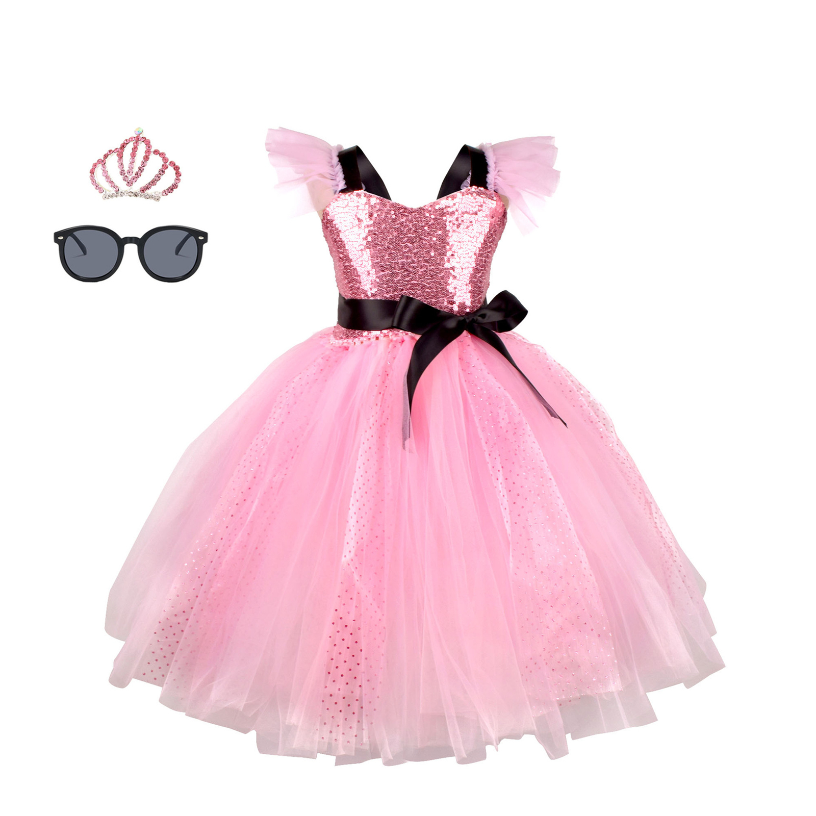 Tutu Glitter Dress Princess Co - Anime Cosplay Girl Photo recension och pris