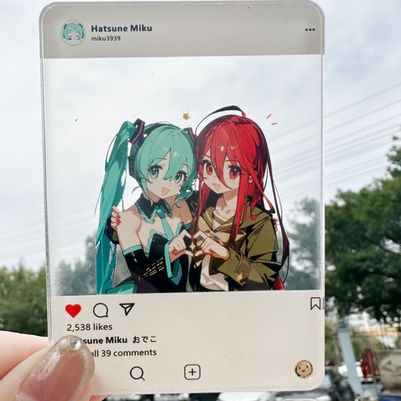 Anime Hatsune Miku Through Car - Anime Cosplay Girl Photo recension och pris