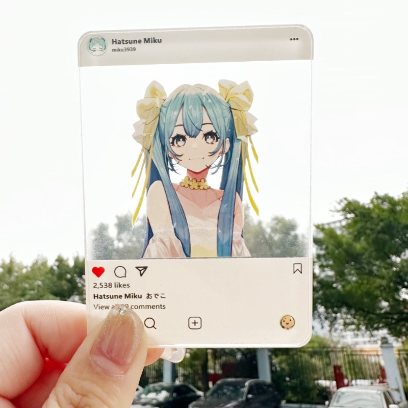 Anime Hatsune Miku Through Car - Anime Cosplay Girl Photo recension och pris