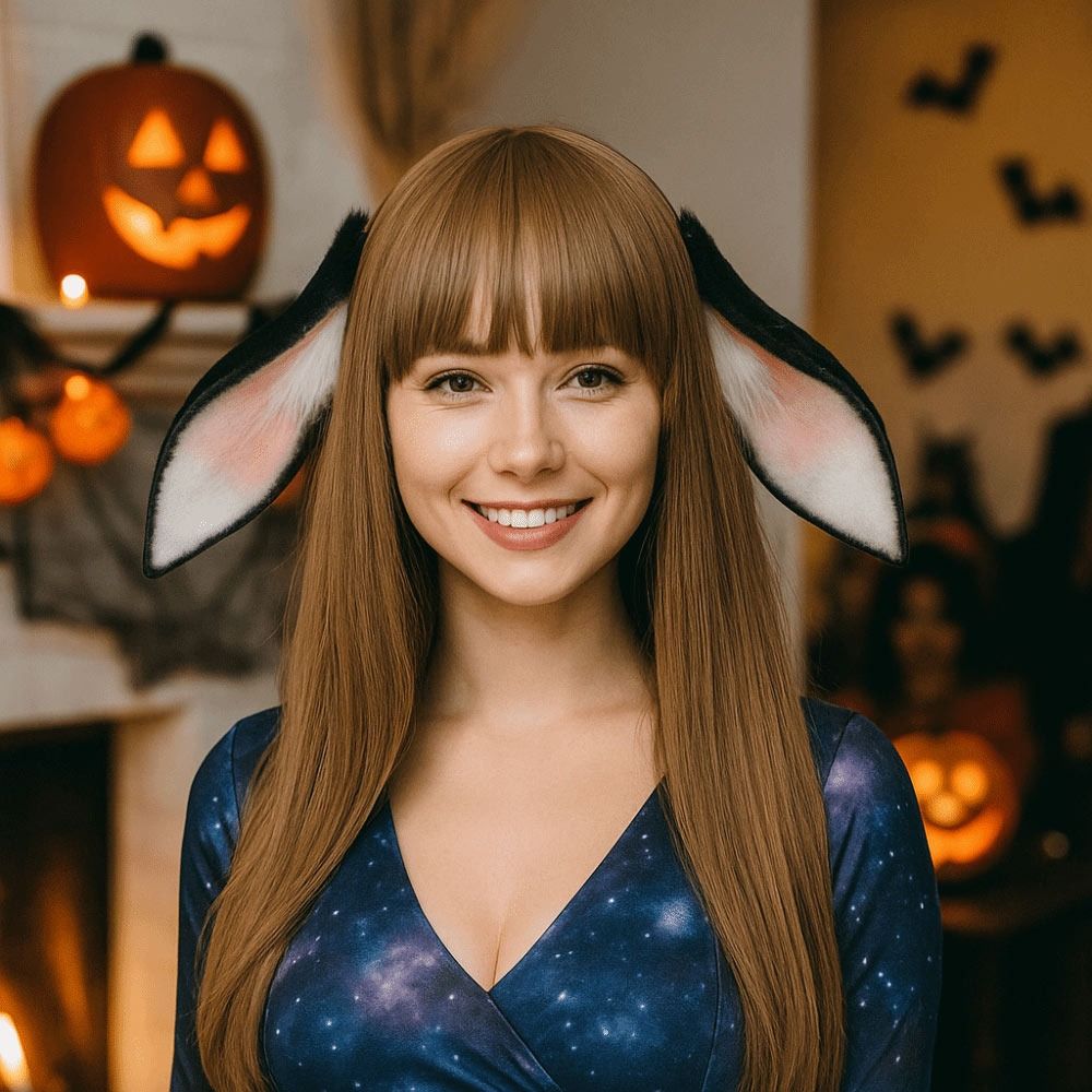 Anime Bunny Ears Dropped Ear R - Anime Cosplay Girl Photo recension och pris