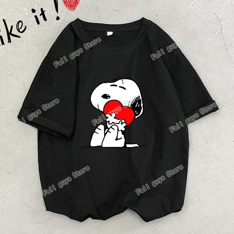 Snoopys Adult T-Shirt Black An - Cosplay Anime Basic recension och pris