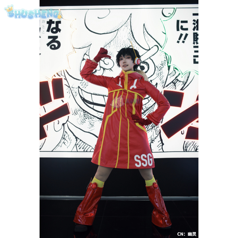 Monkey D Luffy Egghead Cospaly - Anime Cosplay Cute recension och pris