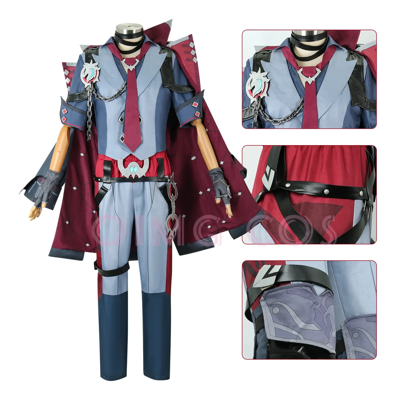 Genshin Impact Wriothesley Cos - Anime Cosplay In Chinese recension och pris
