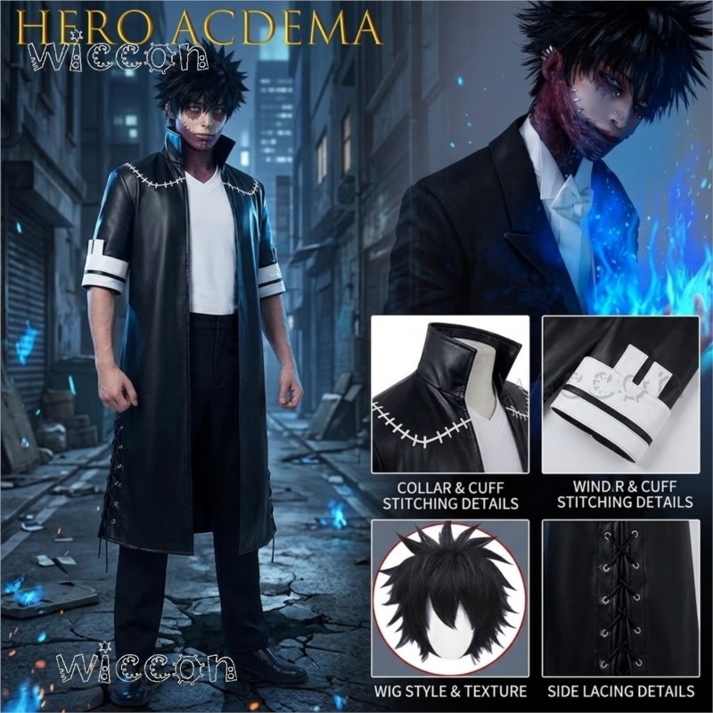 My Acdeia Dabi Cosplay Costume - Anime Cosplay Boy recension och pris