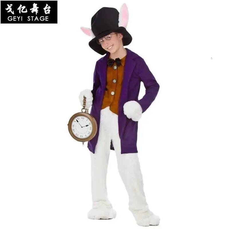 Alice Clothes White Child Rabb - Anime Cosplay Boy recension och pris