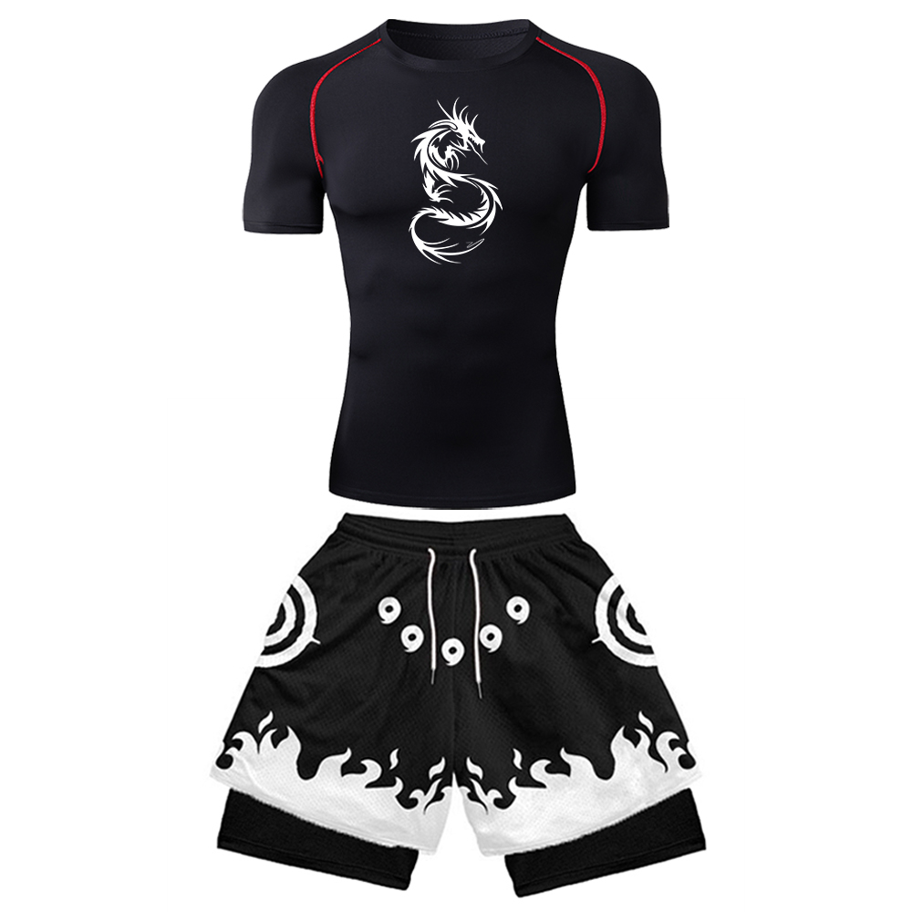 2PCS Men's Anime Gym Set Drago - Anime & Cosplay Expo Acx 2025 recension och pris