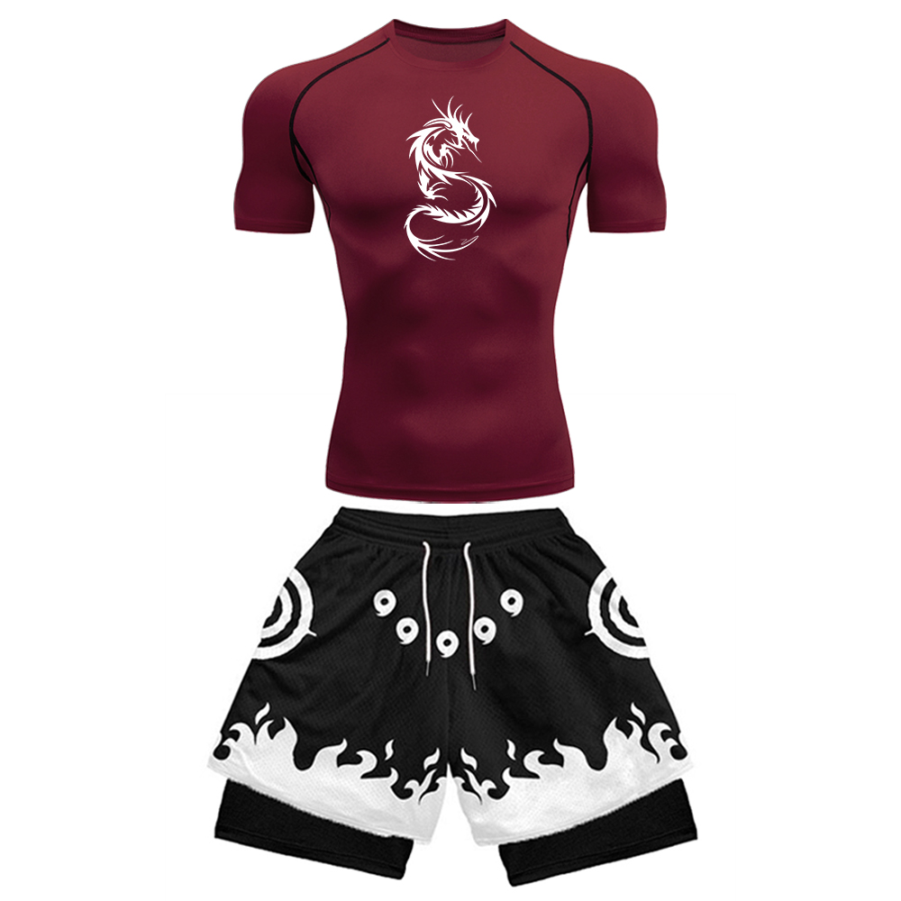 2PCS Men's Anime Gym Set Drago - Anime & Cosplay Expo Acx 2025 recension och pris