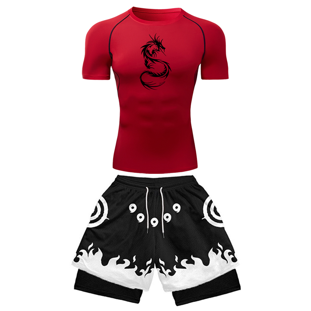 2PCS Men's Anime Gym Set Drago - Anime & Cosplay Expo Acx 2025 recension och pris