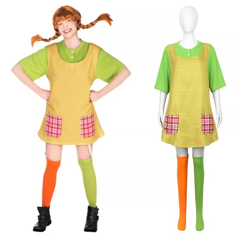 Piippi Cosplay Costume Adult G - Anime Cosplay Boy recension och pris