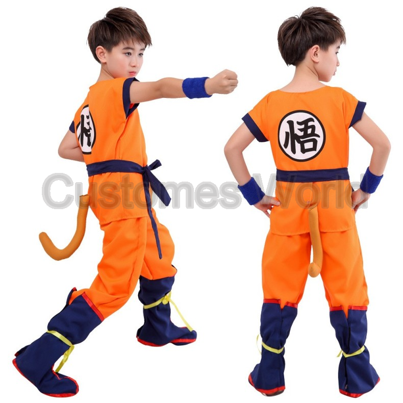 Boys Girls Halloween Son Goku  - Anime Cosplay Boy recension och pris