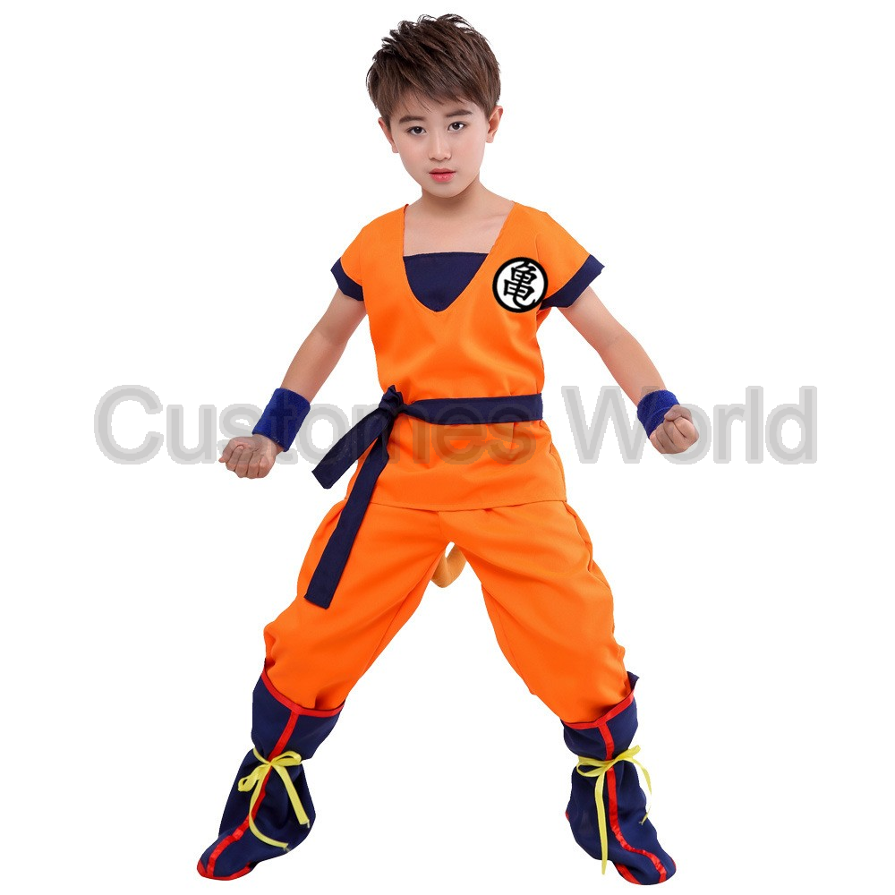 Boys Girls Halloween Son Goku  - Anime Cosplay Boy recension och pris