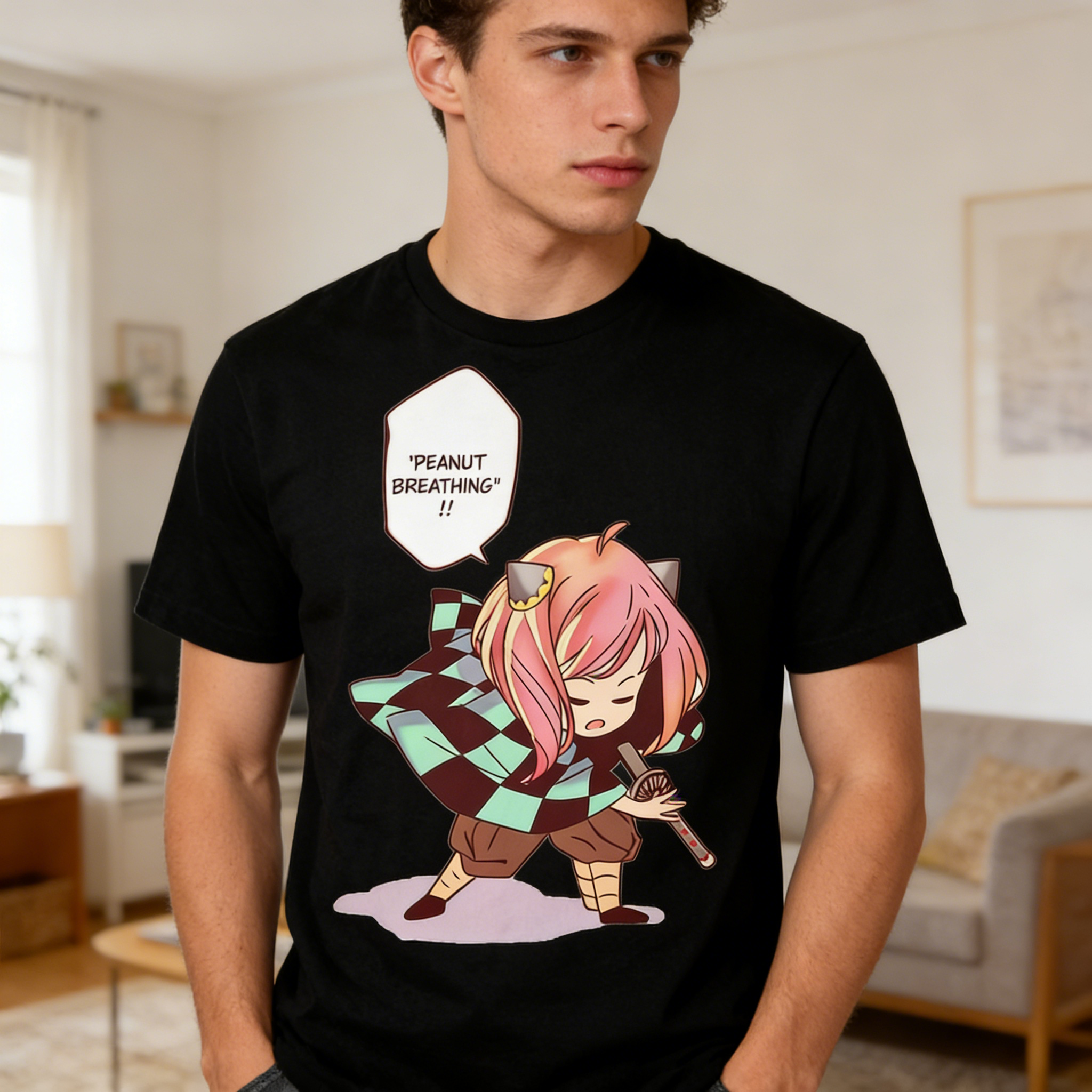 Men's Demon Slayer Anime T-Shi - Anime Cosplay Tanjiro recension och pris