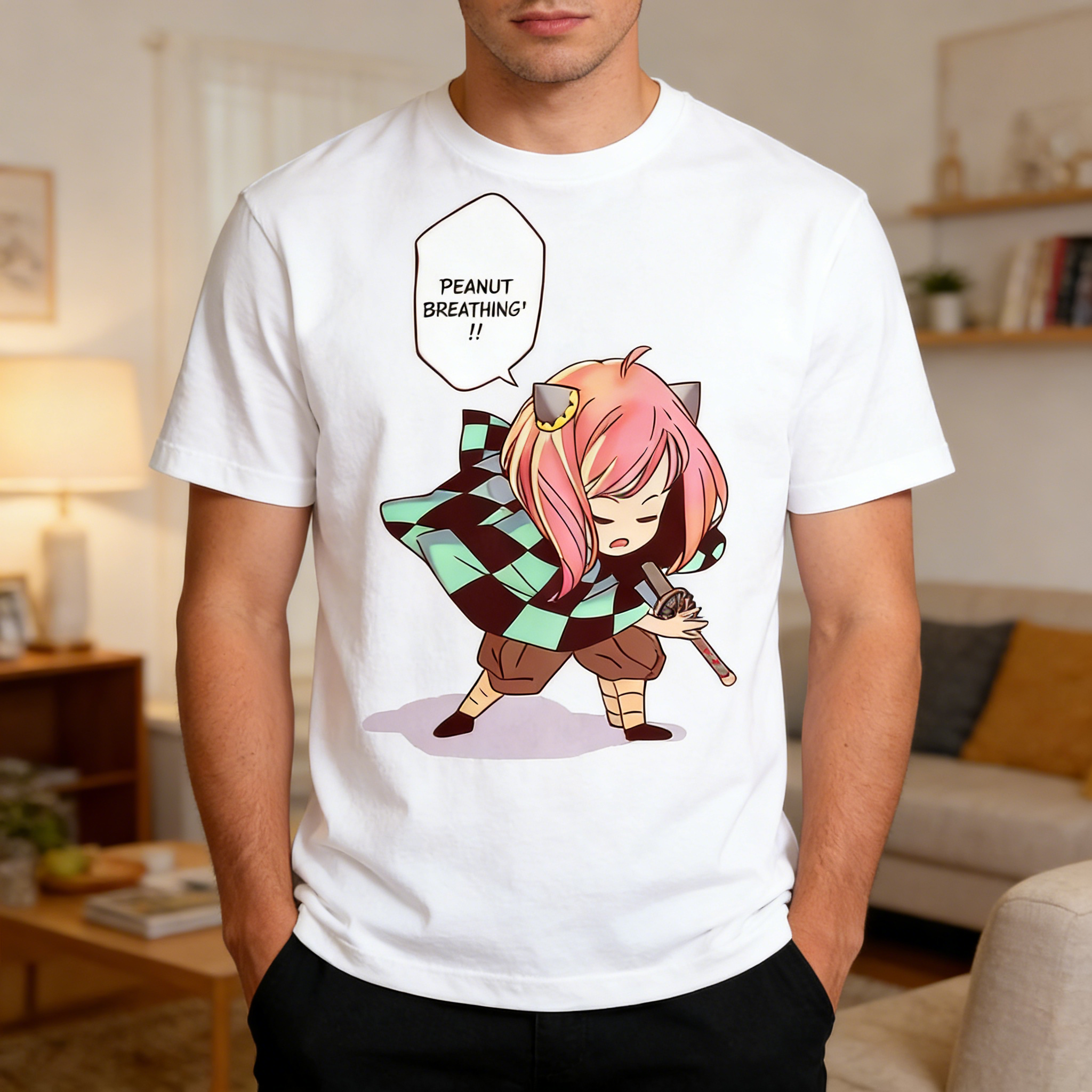 Men's Demon Slayer Anime T-Shi - Anime Cosplay Tanjiro recension och pris