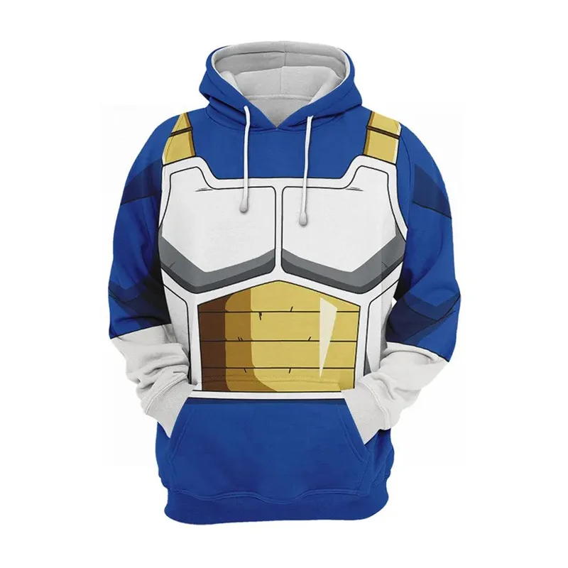 Vegeta IV Cosplay Hoodie 3D Pr - Cosplay Anime Basic recension och pris