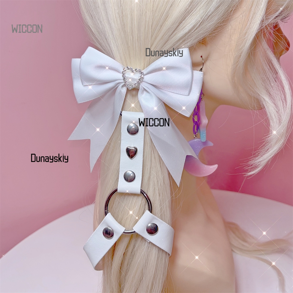 Y2K Gothic Hair Accessories Ji - Anime Cosplay Baddies recension och pris