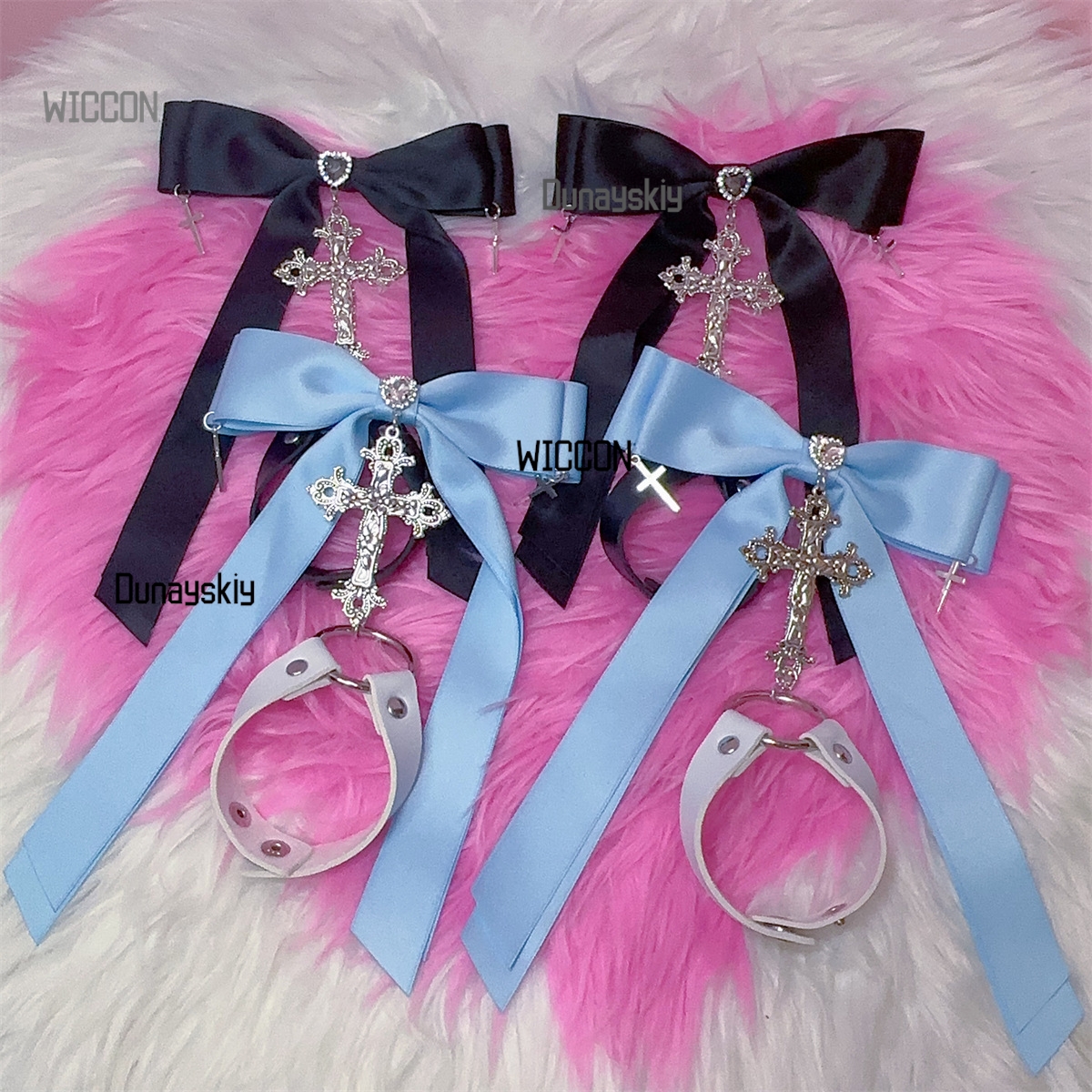 Y2K Gothic Hair Accessories Ji - Anime Cosplay Baddies recension och pris